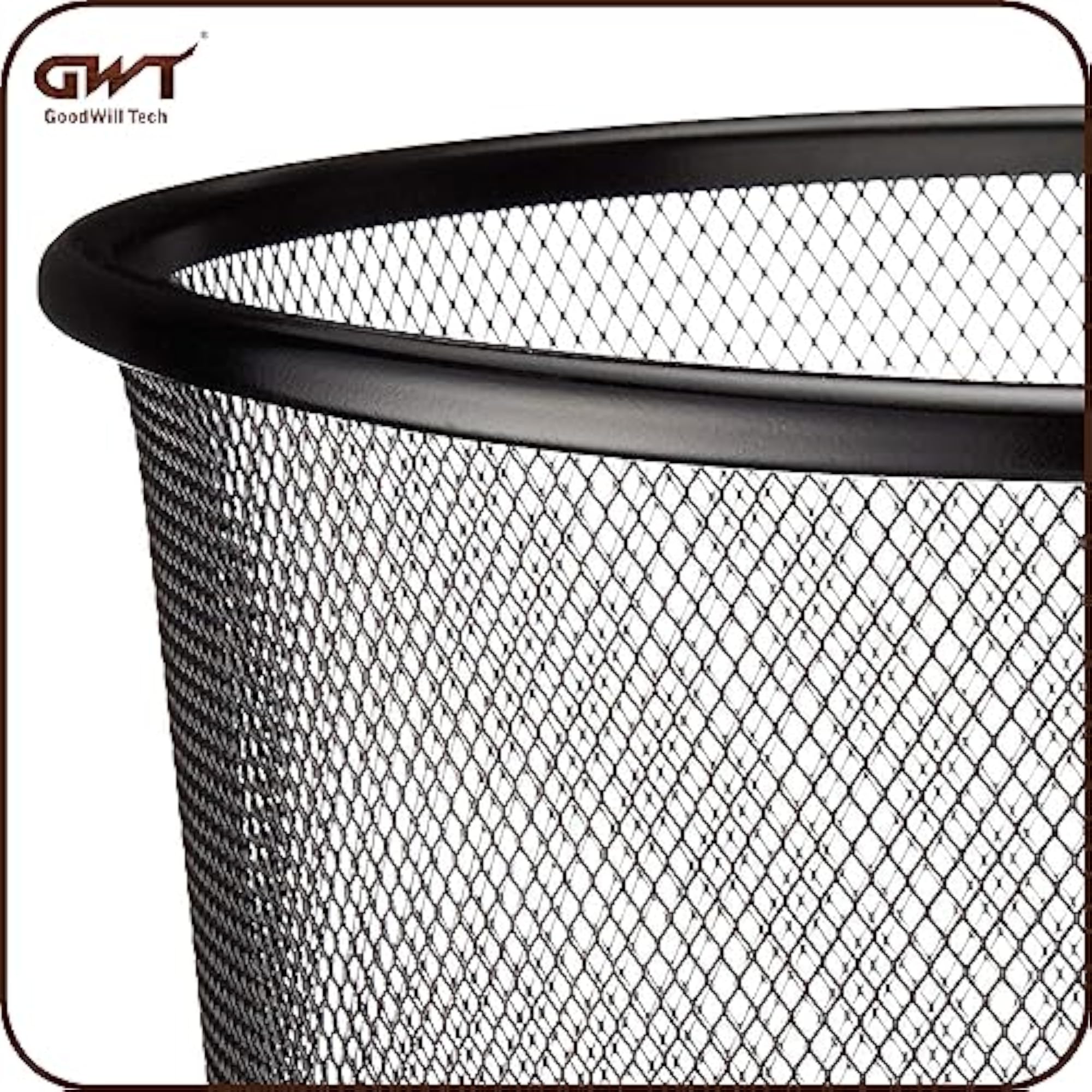 Metal Mesh Waste Dustbin, Pack of 2